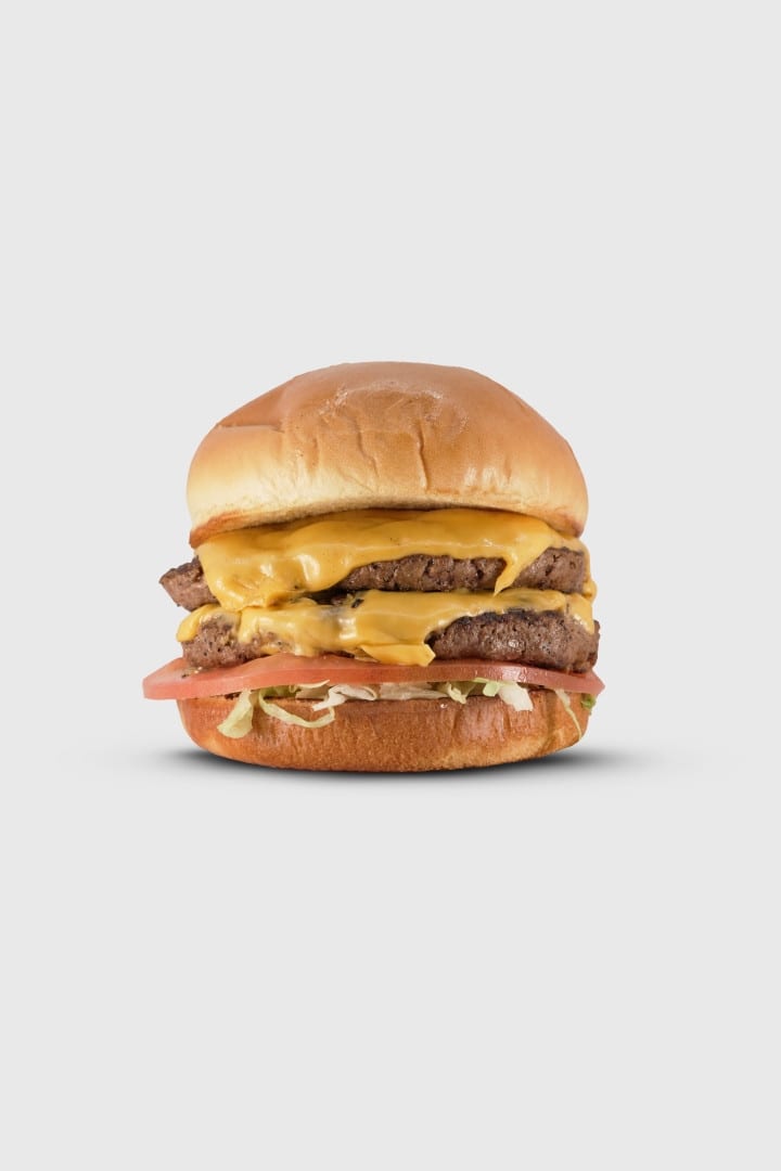 Double Cheese Burger.